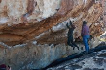 Bouldering in Hueco Tanks on 12/30/2018 with Blue Lizard Climbing and Yoga

Filename: SRM_20181230_1129580.jpg
Aperture: f/3.5
Shutter Speed: 1/400
Body: Canon EOS-1D Mark II
Lens: Canon EF 50mm f/1.8 II