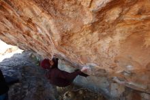 Bouldering in Hueco Tanks on 12/30/2018 with Blue Lizard Climbing and Yoga

Filename: SRM_20181230_1226470.jpg
Aperture: f/5.6
Shutter Speed: 1/250
Body: Canon EOS-1D Mark II
Lens: Canon EF 16-35mm f/2.8 L