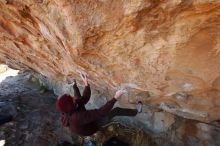 Bouldering in Hueco Tanks on 12/30/2018 with Blue Lizard Climbing and Yoga

Filename: SRM_20181230_1245590.jpg
Aperture: f/5.6
Shutter Speed: 1/250
Body: Canon EOS-1D Mark II
Lens: Canon EF 16-35mm f/2.8 L