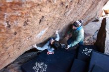 Bouldering in Hueco Tanks on 12/30/2018 with Blue Lizard Climbing and Yoga

Filename: SRM_20181230_1355370.jpg
Aperture: f/3.5
Shutter Speed: 1/250
Body: Canon EOS-1D Mark II
Lens: Canon EF 16-35mm f/2.8 L