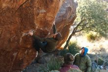 Bouldering in Hueco Tanks on 12/30/2018 with Blue Lizard Climbing and Yoga

Filename: SRM_20181230_1523390.jpg
Aperture: f/4.5
Shutter Speed: 1/400
Body: Canon EOS-1D Mark II
Lens: Canon EF 50mm f/1.8 II