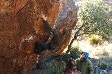 Bouldering in Hueco Tanks on 12/30/2018 with Blue Lizard Climbing and Yoga

Filename: SRM_20181230_1523420.jpg
Aperture: f/4.5
Shutter Speed: 1/400
Body: Canon EOS-1D Mark II
Lens: Canon EF 50mm f/1.8 II