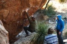 Bouldering in Hueco Tanks on 12/30/2018 with Blue Lizard Climbing and Yoga

Filename: SRM_20181230_1531380.jpg
Aperture: f/3.5
Shutter Speed: 1/400
Body: Canon EOS-1D Mark II
Lens: Canon EF 50mm f/1.8 II