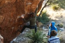Bouldering in Hueco Tanks on 12/30/2018 with Blue Lizard Climbing and Yoga

Filename: SRM_20181230_1531510.jpg
Aperture: f/4.0
Shutter Speed: 1/400
Body: Canon EOS-1D Mark II
Lens: Canon EF 50mm f/1.8 II