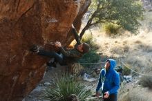 Bouldering in Hueco Tanks on 12/30/2018 with Blue Lizard Climbing and Yoga

Filename: SRM_20181230_1532000.jpg
Aperture: f/4.0
Shutter Speed: 1/400
Body: Canon EOS-1D Mark II
Lens: Canon EF 50mm f/1.8 II