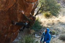 Bouldering in Hueco Tanks on 12/30/2018 with Blue Lizard Climbing and Yoga

Filename: SRM_20181230_1532010.jpg
Aperture: f/4.0
Shutter Speed: 1/400
Body: Canon EOS-1D Mark II
Lens: Canon EF 50mm f/1.8 II