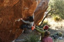 Bouldering in Hueco Tanks on 12/30/2018 with Blue Lizard Climbing and Yoga

Filename: SRM_20181230_1536220.jpg
Aperture: f/5.0
Shutter Speed: 1/400
Body: Canon EOS-1D Mark II
Lens: Canon EF 50mm f/1.8 II