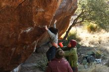 Bouldering in Hueco Tanks on 12/30/2018 with Blue Lizard Climbing and Yoga

Filename: SRM_20181230_1536420.jpg
Aperture: f/5.0
Shutter Speed: 1/400
Body: Canon EOS-1D Mark II
Lens: Canon EF 50mm f/1.8 II