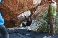 Bouldering in Hueco Tanks on 12/30/2018 with Blue Lizard Climbing and Yoga

Filename: SRM_20181230_1539550.jpg
Aperture: f/2.2
Shutter Speed: 1/400
Body: Canon EOS-1D Mark II
Lens: Canon EF 50mm f/1.8 II