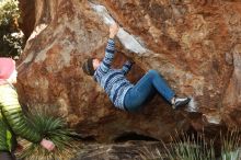 Bouldering in Hueco Tanks on 12/30/2018 with Blue Lizard Climbing and Yoga

Filename: SRM_20181230_1546160.jpg
Aperture: f/4.0
Shutter Speed: 1/320
Body: Canon EOS-1D Mark II
Lens: Canon EF 50mm f/1.8 II