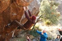 Bouldering in Hueco Tanks on 12/30/2018 with Blue Lizard Climbing and Yoga

Filename: SRM_20181230_1552440.jpg
Aperture: f/4.0
Shutter Speed: 1/320
Body: Canon EOS-1D Mark II
Lens: Canon EF 50mm f/1.8 II