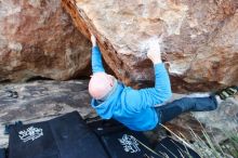 Bouldering in Hueco Tanks on 12/30/2018 with Blue Lizard Climbing and Yoga

Filename: SRM_20181230_1636261.jpg
Aperture: f/4.0
Shutter Speed: 1/250
Body: Canon EOS-1D Mark II
Lens: Canon EF 16-35mm f/2.8 L