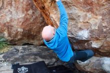 Bouldering in Hueco Tanks on 12/30/2018 with Blue Lizard Climbing and Yoga

Filename: SRM_20181230_1636291.jpg
Aperture: f/4.5
Shutter Speed: 1/250
Body: Canon EOS-1D Mark II
Lens: Canon EF 16-35mm f/2.8 L