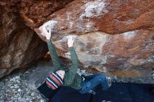 Bouldering in Hueco Tanks on 12/30/2018 with Blue Lizard Climbing and Yoga

Filename: SRM_20181230_1654170.jpg
Aperture: f/4.0
Shutter Speed: 1/200
Body: Canon EOS-1D Mark II
Lens: Canon EF 16-35mm f/2.8 L