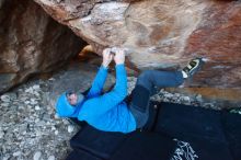 Bouldering in Hueco Tanks on 12/30/2018 with Blue Lizard Climbing and Yoga

Filename: SRM_20181230_1703550.jpg
Aperture: f/3.5
Shutter Speed: 1/200
Body: Canon EOS-1D Mark II
Lens: Canon EF 16-35mm f/2.8 L