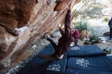 Bouldering in Hueco Tanks on 12/30/2018 with Blue Lizard Climbing and Yoga

Filename: SRM_20181230_1707371.jpg
Aperture: f/3.5
Shutter Speed: 1/200
Body: Canon EOS-1D Mark II
Lens: Canon EF 16-35mm f/2.8 L