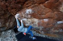Bouldering in Hueco Tanks on 12/30/2018 with Blue Lizard Climbing and Yoga

Filename: SRM_20181230_1711510.jpg
Aperture: f/4.0
Shutter Speed: 1/200
Body: Canon EOS-1D Mark II
Lens: Canon EF 16-35mm f/2.8 L