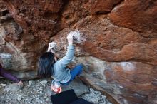 Bouldering in Hueco Tanks on 12/30/2018 with Blue Lizard Climbing and Yoga

Filename: SRM_20181230_1712000.jpg
Aperture: f/3.5
Shutter Speed: 1/200
Body: Canon EOS-1D Mark II
Lens: Canon EF 16-35mm f/2.8 L