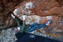 Bouldering in Hueco Tanks on 12/30/2018 with Blue Lizard Climbing and Yoga

Filename: SRM_20181230_1712520.jpg
Aperture: f/3.5
Shutter Speed: 1/200
Body: Canon EOS-1D Mark II
Lens: Canon EF 16-35mm f/2.8 L