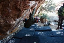 Bouldering in Hueco Tanks on 12/30/2018 with Blue Lizard Climbing and Yoga

Filename: SRM_20181230_1715270.jpg
Aperture: f/4.0
Shutter Speed: 1/200
Body: Canon EOS-1D Mark II
Lens: Canon EF 16-35mm f/2.8 L