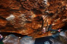 Bouldering in Hueco Tanks on 12/30/2018 with Blue Lizard Climbing and Yoga

Filename: SRM_20181230_1758050.jpg
Aperture: f/2.8
Shutter Speed: 1/80
Body: Canon EOS-1D Mark II
Lens: Canon EF 16-35mm f/2.8 L