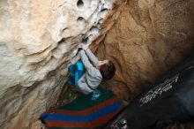 Bouldering in Hueco Tanks on 01/01/2019 with Blue Lizard Climbing and Yoga

Filename: SRM_20190101_1036470.jpg
Aperture: f/3.2
Shutter Speed: 1/200
Body: Canon EOS-1D Mark II
Lens: Canon EF 16-35mm f/2.8 L