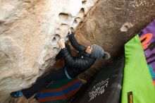 Bouldering in Hueco Tanks on 01/01/2019 with Blue Lizard Climbing and Yoga

Filename: SRM_20190101_1042310.jpg
Aperture: f/3.2
Shutter Speed: 1/200
Body: Canon EOS-1D Mark II
Lens: Canon EF 16-35mm f/2.8 L