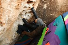 Bouldering in Hueco Tanks on 01/01/2019 with Blue Lizard Climbing and Yoga

Filename: SRM_20190101_1042400.jpg
Aperture: f/4.0
Shutter Speed: 1/200
Body: Canon EOS-1D Mark II
Lens: Canon EF 16-35mm f/2.8 L