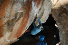 Bouldering in Hueco Tanks on 01/01/2019 with Blue Lizard Climbing and Yoga

Filename: SRM_20190101_1147590.jpg
Aperture: f/8.0
Shutter Speed: 1/250
Body: Canon EOS-1D Mark II
Lens: Canon EF 50mm f/1.8 II