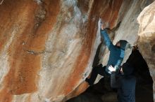 Bouldering in Hueco Tanks on 01/01/2019 with Blue Lizard Climbing and Yoga

Filename: SRM_20190101_1148590.jpg
Aperture: f/8.0
Shutter Speed: 1/250
Body: Canon EOS-1D Mark II
Lens: Canon EF 50mm f/1.8 II