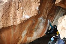 Bouldering in Hueco Tanks on 01/01/2019 with Blue Lizard Climbing and Yoga

Filename: SRM_20190101_1159360.jpg
Aperture: f/8.0
Shutter Speed: 1/250
Body: Canon EOS-1D Mark II
Lens: Canon EF 16-35mm f/2.8 L