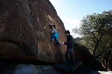 Bouldering in Hueco Tanks on 01/01/2019 with Blue Lizard Climbing and Yoga

Filename: SRM_20190101_1218370.jpg
Aperture: f/7.1
Shutter Speed: 1/250
Body: Canon EOS-1D Mark II
Lens: Canon EF 16-35mm f/2.8 L