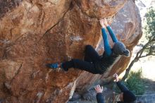 Bouldering in Hueco Tanks on 01/01/2019 with Blue Lizard Climbing and Yoga

Filename: SRM_20190101_1322050.jpg
Aperture: f/4.5
Shutter Speed: 1/250
Body: Canon EOS-1D Mark II
Lens: Canon EF 50mm f/1.8 II