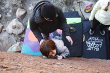 Bouldering in Hueco Tanks on 01/01/2019 with Blue Lizard Climbing and Yoga

Filename: SRM_20190101_1441270.jpg
Aperture: f/4.0
Shutter Speed: 1/200
Body: Canon EOS-1D Mark II
Lens: Canon EF 16-35mm f/2.8 L