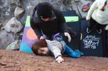 Bouldering in Hueco Tanks on 01/01/2019 with Blue Lizard Climbing and Yoga

Filename: SRM_20190101_1441311.jpg
Aperture: f/4.5
Shutter Speed: 1/200
Body: Canon EOS-1D Mark II
Lens: Canon EF 16-35mm f/2.8 L