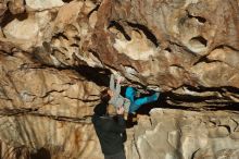 Bouldering in Hueco Tanks on 01/01/2019 with Blue Lizard Climbing and Yoga

Filename: SRM_20190101_1653430.jpg
Aperture: f/4.0
Shutter Speed: 1/1000
Body: Canon EOS-1D Mark II
Lens: Canon EF 50mm f/1.8 II