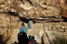 Bouldering in Hueco Tanks on 01/01/2019 with Blue Lizard Climbing and Yoga

Filename: SRM_20190101_1708060.jpg
Aperture: f/4.0
Shutter Speed: 1/800
Body: Canon EOS-1D Mark II
Lens: Canon EF 50mm f/1.8 II