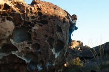 Bouldering in Hueco Tanks on 01/01/2019 with Blue Lizard Climbing and Yoga

Filename: SRM_20190101_1750180.jpg
Aperture: f/4.0
Shutter Speed: 1/640
Body: Canon EOS-1D Mark II
Lens: Canon EF 50mm f/1.8 II