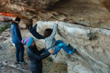 Bouldering in Hueco Tanks on 01/01/2019 with Blue Lizard Climbing and Yoga

Filename: SRM_20190101_1815300.jpg
Aperture: f/2.8
Shutter Speed: 1/200
Body: Canon EOS-1D Mark II
Lens: Canon EF 50mm f/1.8 II