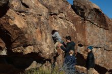 Bouldering in Hueco Tanks on 12/31/2018 with Blue Lizard Climbing and Yoga

Filename: SRM_20181231_1447400.jpg
Aperture: f/6.3
Shutter Speed: 1/500
Body: Canon EOS-1D Mark II
Lens: Canon EF 50mm f/1.8 II