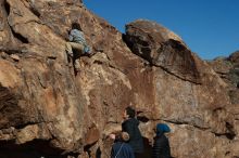 Bouldering in Hueco Tanks on 12/31/2018 with Blue Lizard Climbing and Yoga

Filename: SRM_20181231_1448230.jpg
Aperture: f/6.3
Shutter Speed: 1/500
Body: Canon EOS-1D Mark II
Lens: Canon EF 50mm f/1.8 II