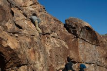 Bouldering in Hueco Tanks on 12/31/2018 with Blue Lizard Climbing and Yoga

Filename: SRM_20181231_1448330.jpg
Aperture: f/6.3
Shutter Speed: 1/500
Body: Canon EOS-1D Mark II
Lens: Canon EF 50mm f/1.8 II