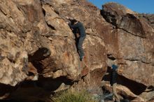 Bouldering in Hueco Tanks on 12/31/2018 with Blue Lizard Climbing and Yoga

Filename: SRM_20181231_1456480.jpg
Aperture: f/5.6
Shutter Speed: 1/500
Body: Canon EOS-1D Mark II
Lens: Canon EF 50mm f/1.8 II