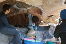 Bouldering in Hueco Tanks on 12/31/2018 with Blue Lizard Climbing and Yoga

Filename: SRM_20181231_1509450.jpg
Aperture: f/4.0
Shutter Speed: 1/320
Body: Canon EOS-1D Mark II
Lens: Canon EF 50mm f/1.8 II