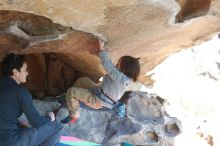 Bouldering in Hueco Tanks on 12/31/2018 with Blue Lizard Climbing and Yoga

Filename: SRM_20181231_1510240.jpg
Aperture: f/4.0
Shutter Speed: 1/320
Body: Canon EOS-1D Mark II
Lens: Canon EF 50mm f/1.8 II