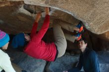Bouldering in Hueco Tanks on 12/31/2018 with Blue Lizard Climbing and Yoga

Filename: SRM_20181231_1538270.jpg
Aperture: f/4.0
Shutter Speed: 1/250
Body: Canon EOS-1D Mark II
Lens: Canon EF 50mm f/1.8 II
