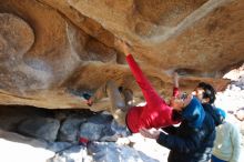 Bouldering in Hueco Tanks on 12/31/2018 with Blue Lizard Climbing and Yoga

Filename: SRM_20181231_1558430.jpg
Aperture: f/5.0
Shutter Speed: 1/250
Body: Canon EOS-1D Mark II
Lens: Canon EF 16-35mm f/2.8 L