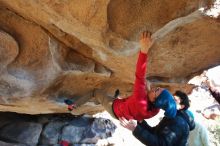 Bouldering in Hueco Tanks on 12/31/2018 with Blue Lizard Climbing and Yoga

Filename: SRM_20181231_1558431.jpg
Aperture: f/5.0
Shutter Speed: 1/250
Body: Canon EOS-1D Mark II
Lens: Canon EF 16-35mm f/2.8 L