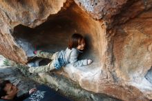 Bouldering in Hueco Tanks on 12/31/2018 with Blue Lizard Climbing and Yoga

Filename: SRM_20181231_1643010.jpg
Aperture: f/3.5
Shutter Speed: 1/200
Body: Canon EOS-1D Mark II
Lens: Canon EF 16-35mm f/2.8 L