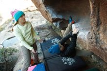 Bouldering in Hueco Tanks on 12/31/2018 with Blue Lizard Climbing and Yoga

Filename: SRM_20181231_1713010.jpg
Aperture: f/4.5
Shutter Speed: 1/200
Body: Canon EOS-1D Mark II
Lens: Canon EF 16-35mm f/2.8 L